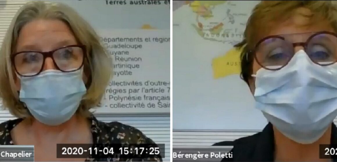 Deux députées déplorent l'absence de stratégie dans la Caraïbe Les députées du Gard et des Ardennes - Annie Chapelier à gauche (non-inscrit) et Bérengère Poletti à droite (LR), ont présenté leur rapport sur l’environnement international des Outre-mer.