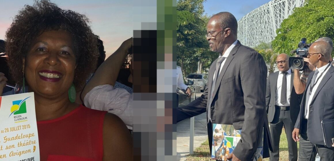 Manuella Moutou, directrice générale par intérim, et Ary Chalus président du conseil d'administration du Mémorial acte Manuella Moutou, directrice générale par intérim, et Ary Chalus président du conseil d'administration du Mémorial acte