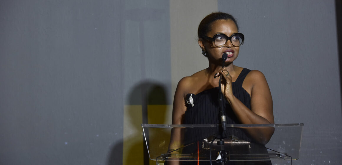 Laurella Yssap-Rinçon au Mémorial acte à l'inauguration de l'exposition temporaire d'architecture Jamaican février 2022. Laurella Yssap-Rinçon au Mémorial acte à l'inauguration de l'exposition temporaire d'architecture Jamaican février 2022.