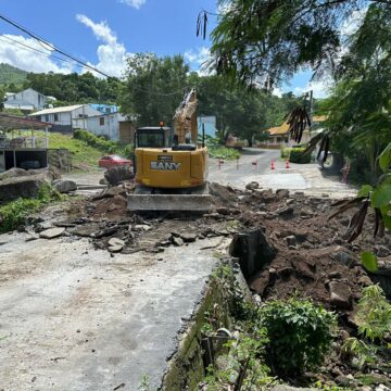 Les travaux de la traverse de Vanier, sur la ravine Tarare, commencent mardi 17 septembre. Photo : FB Ville de Vieux-Habitants Les travaux de la traverse de Vanier, sur la ravine Tarare, commencent mardi 17 septembre. Photo : FB Ville de Vieux-Habitants