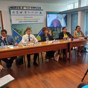 L’Office de l’eau de la Guadeloupe a dévoilé mercredi 11 décembre, les chiffres de l’eau. Photo : Pierre-Édouard Picord LCG L’Office de l’eau de la Guadeloupe a dévoilé mercredi 11 décembre, les chiffres de l’eau. Photo : Pierre-Édouard Picord LCG