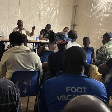 Rencontre citoyenne organisée le 12 avril 2024 au théâtre de Verdure à Saint-Louis de Marie-Galante entre élus et population. Photo : FB commune de Saint-Louis Rencontre citoyenne organisée le 12 avril 2024 au théâtre de Verdure à Saint-Louis de Marie-Galante entre élus et population. Photo : FB commune de Saint-Louis