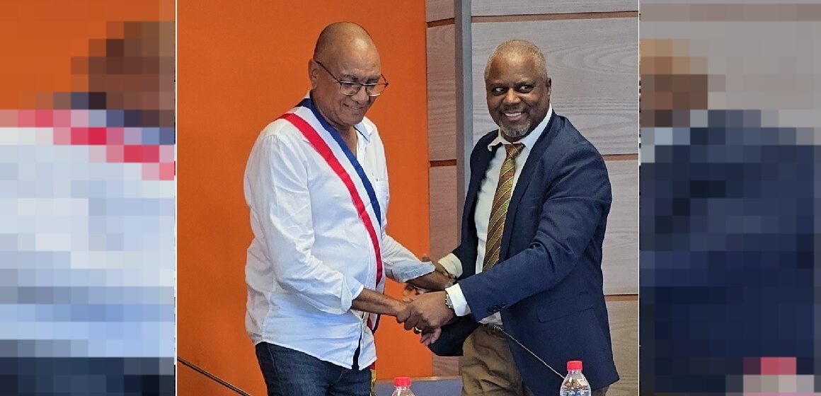 Michel Hotin, inconnu, et nouveau maire du Gosier