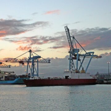 Le terminal de Jarry, au port autonome de Guadeloupe/ Photo : Magnin/Sipa Le terminal de Jarry, au port autonome de Guadeloupe/ Photo : Magnin/Sipa