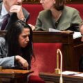 Naima Moutchou (ministre des Outre-mer) et Sébastien Lecornu (Premier ministre) à l’Assemblée nationale lors de la déclaration de politique générale de Sébastien Lecornu le 14 octobre 2025. Photo : Isa Harsin / Sipa